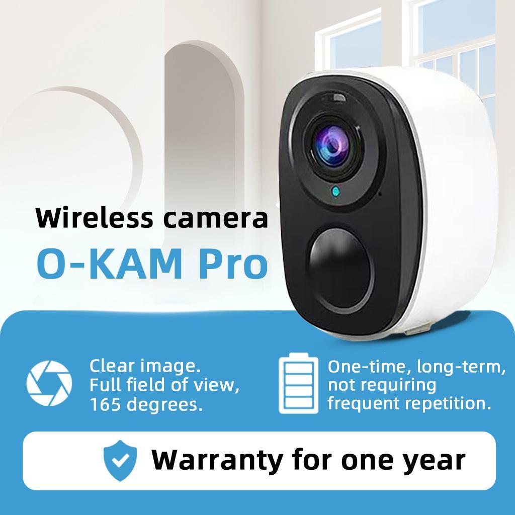 Linook กล้องปิดวงจรไร้สาย 2K 5MP พร้อม WIFI ในตัว ใส่การ์ดไร้สาย บันทึกเสียง กันน้ํา IP66