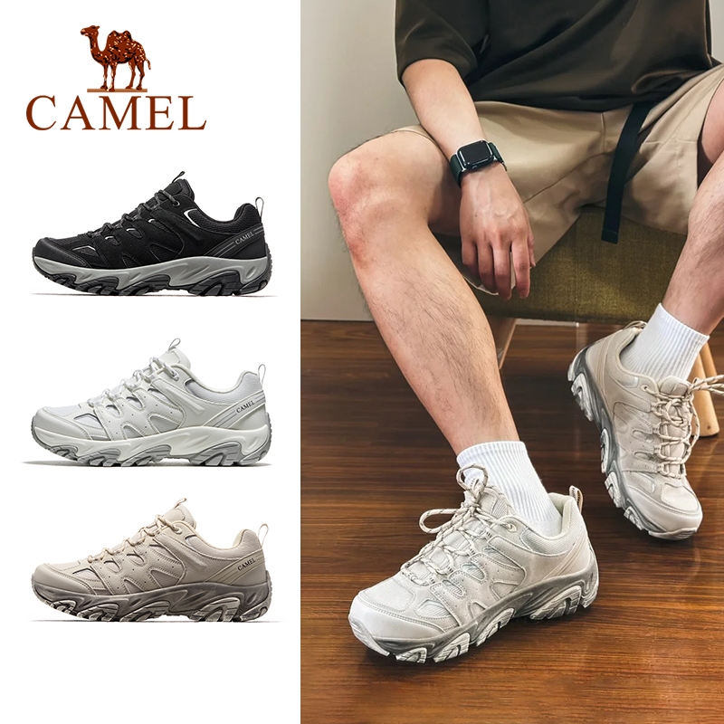 Camel รองเท้าปีนเขาฤดูใบไม้ร่วงใหม่ผู้ชายและผู้หญิงที่มีลื่นเดินกีฬากลางแจ้งรองเท้าลําลอง