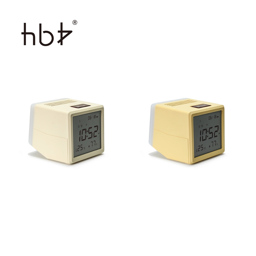 [HBK] นาฬิกาปลุกวินเทจอัจฉริยะสำหรับห้องนอน ชาร์จ USB พร้อมฟังก์ชันปรับความสว่างของแสงคืน