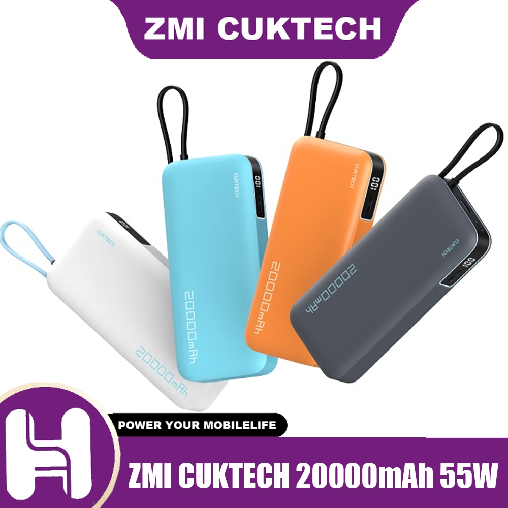 ZIM CUKTACH PB200N 20000mAh 55W Power Bank หน้าจอ LED สูงสุด