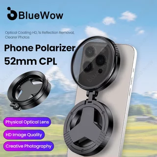 BlueWow Magnetic CPL/ND ตัวกรองกล้องกําจัดพื้นผิวน้ํา/เลนส์กล้องสะท้อนกระจก 52 มม.