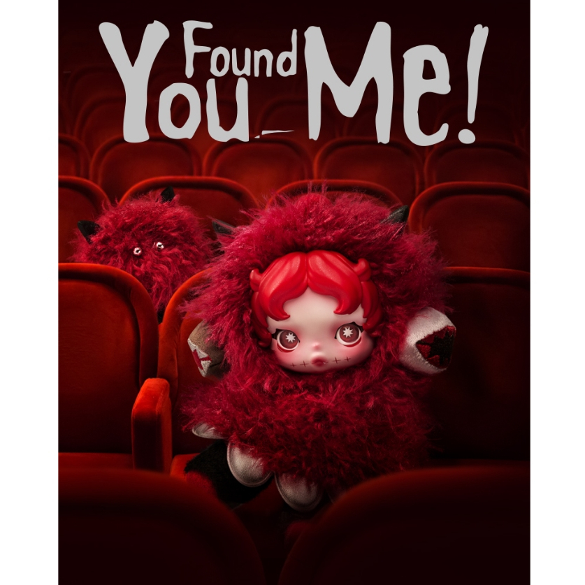 SKULLPANDA You Found Me จี้ตุ๊กตาผ้ากํามะหยี่