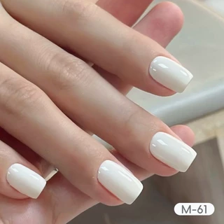 XEIJYAI 15 มล.ยาทาเล็บเจลสีขาวบริสุทธิ์คลาสสิกแฟชั่นใหม่สำหรับร้านทำเล็บ