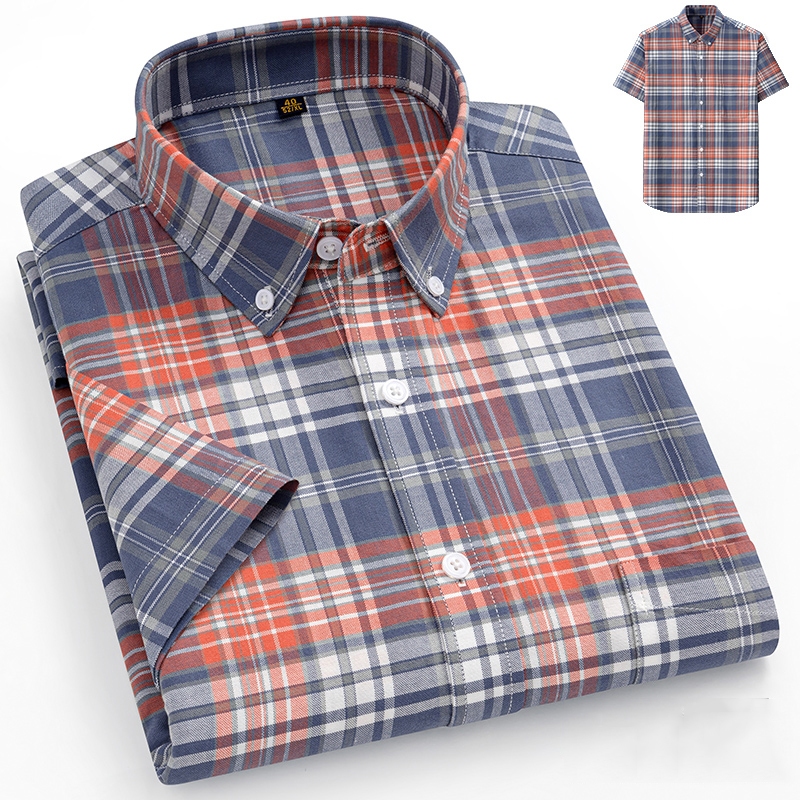 เสื้อลำลองผ้าฝ้าย 100% แขนสั้น สไตล์เกาหลี ไซส์ใหญ่