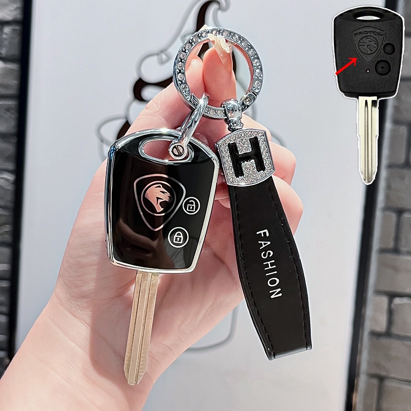 เคสกุญแจรีโมทรถยนต์ สําหรับ Proton Persona Saga gen2 อะไหล่รถยนต์ Proton Saga พวงกุญแจ