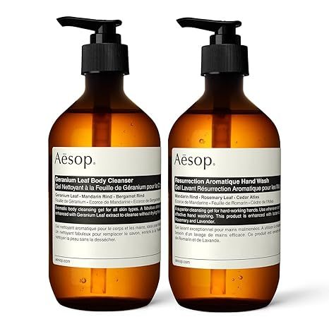 Aesop Resurrection Aromatique Hand Soap Geranium Leaf Body Wash 500ml