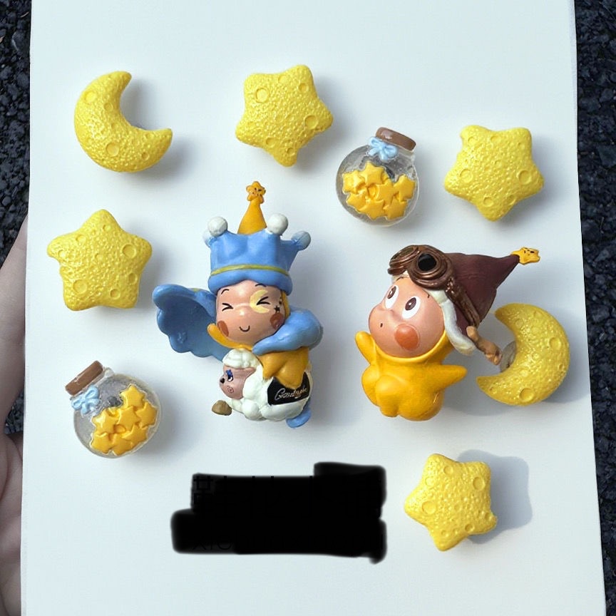 รองเท้าCrocs อุปกรณ์เสริมแบบคลิป-on ลายการ์ตูนน่ารัก พร้อมดอกไม้ สำหรับตกแต่ง - รูปที่ 2