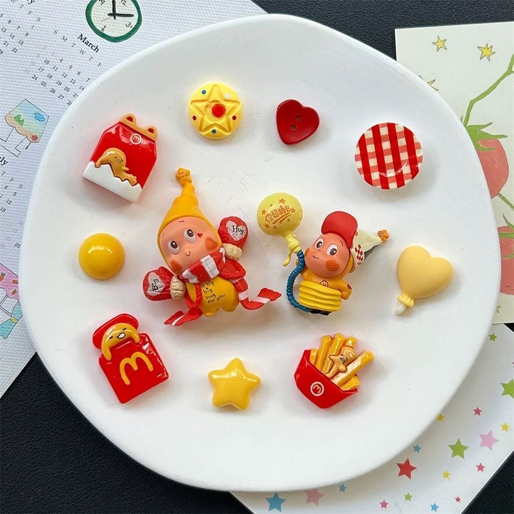 รองเท้าCrocs อุปกรณ์เสริมแบบคลิป-on ลายการ์ตูนน่ารัก พร้อมดอกไม้ สำหรับตกแต่ง - รูปที่ 3