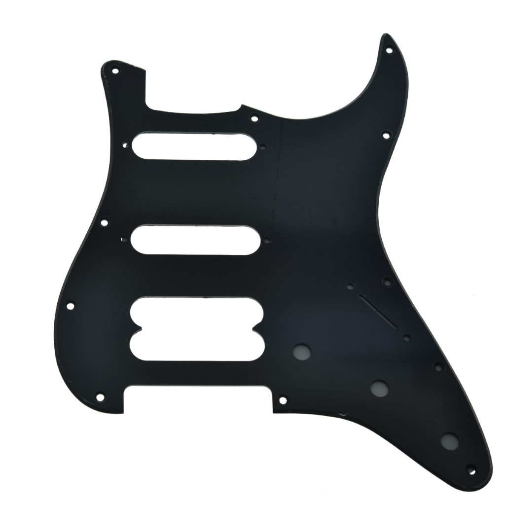 KAISH ST HSS Guitar Pickguard Humbucking ไม่มีรูสกรูสําหรับ Fender Ultra Series Strats