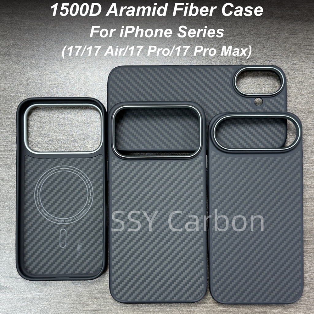สําหรับ iPhone 17 เคสคาร์บอนแท้, iPhone 17/17air/17 pro/17 pro max คาร์บอนไฟเบอร์หรูหรา ultra-light ultra-thin เคสแม่เหล็กป้องกัน