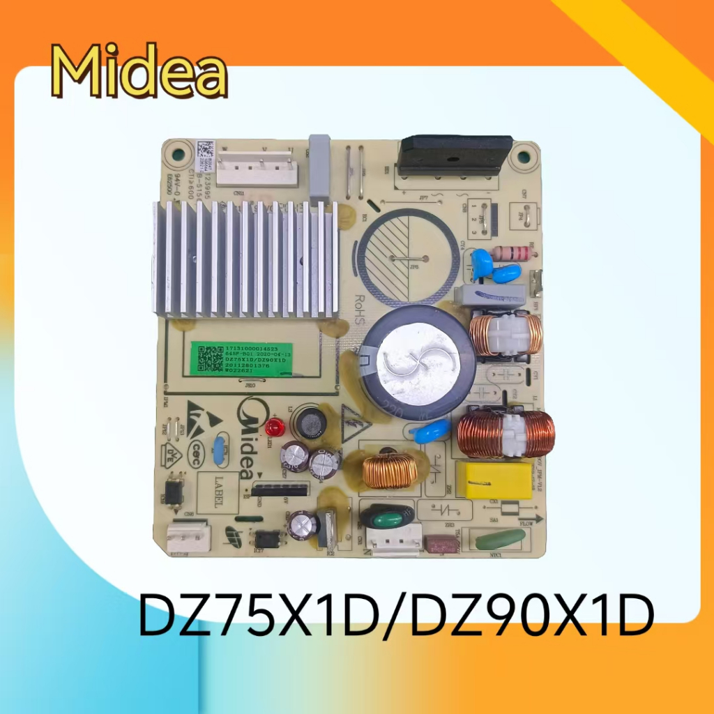ใหม่ Midea ตู้เย็น DZ75X1D DZ90X1D ไดรฟ์คอมเพรสเซอร์บอร์ดคอมพิวเตอร์ MDRT489MT46-MY MDRT580MTB46