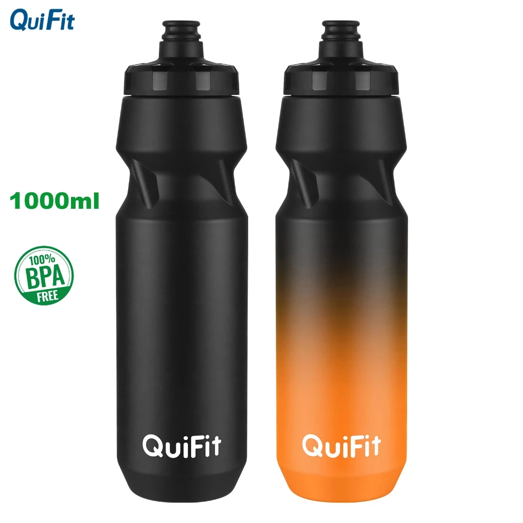 QuiFit ขวดน้ําจักรยาน 1000ml 32 ออนซ์ 2 ชิ้น