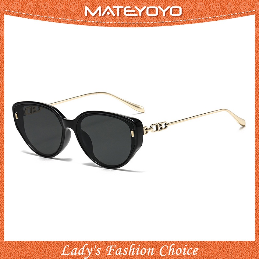 MATEYOYO แฟชั่นแว่นกันแดดย้อนยุคแมวตาแว่นกันแดดผู้หญิงผู้ชายขับรถแว่นกันแดด UV400 แว่นกันแดดป้องกันแสงแดด