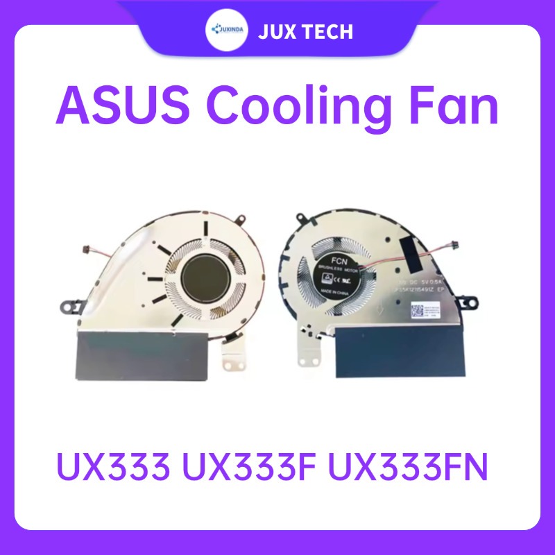 พัดลม CPU แล็ปท็อปใหม่สําหรับ Asus Zenbook 13 UX333 UX333F UX333FN U3300F UX333FA พัดลมระบายความร้อน