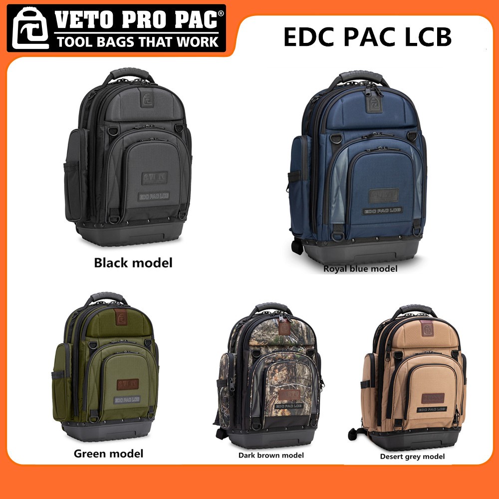 VETO PRO PAC Toolkit EDC PAC LCB กลางแจ้งขนาดใหญ่ความจุลักษณะกระเป๋าเป้สะพายหลังกระเป๋าเป้สะพายหลัง