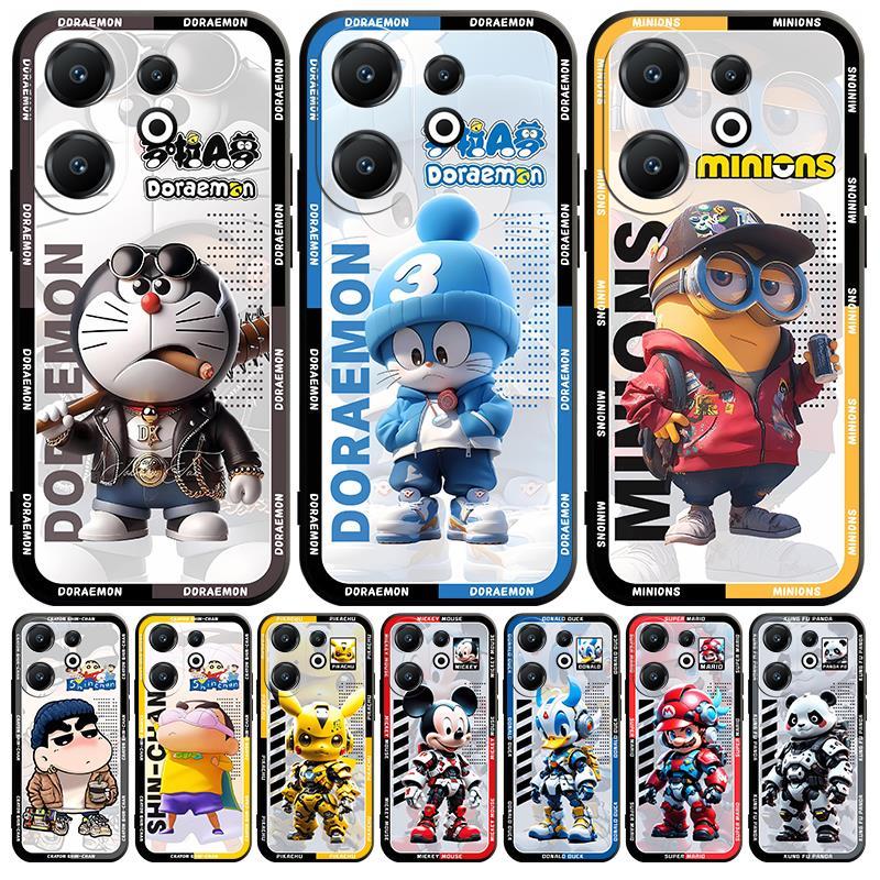 ปลอกสําหรับ VIVO V60 Doraemon มุมขวาปกอ่อน