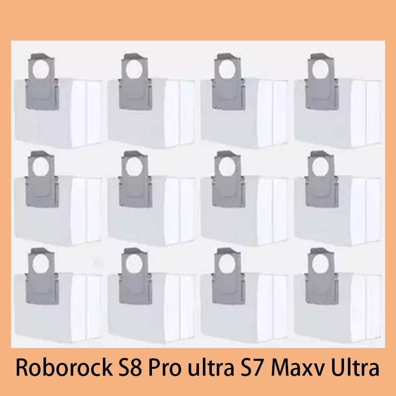 ถุงเก็บฝุ่นสําหรับ Roborock S7 pro ultra / S7 MaxV Ultra / Q5+ / Q7+ / Q7 Max+ / T8 S8 / S8 Pro ultr