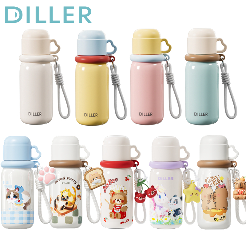 Diller Ace Thermos Bottle (480ml/16oz) - SUS316L Stainless Steel, Temperature Retention D9453