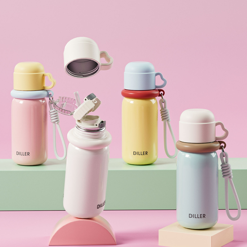 Diller Ace Thermos Bottle (480ml/16oz) - SUS316L Stainless Steel, Temperature Retention D9453 - รูปที่ 3