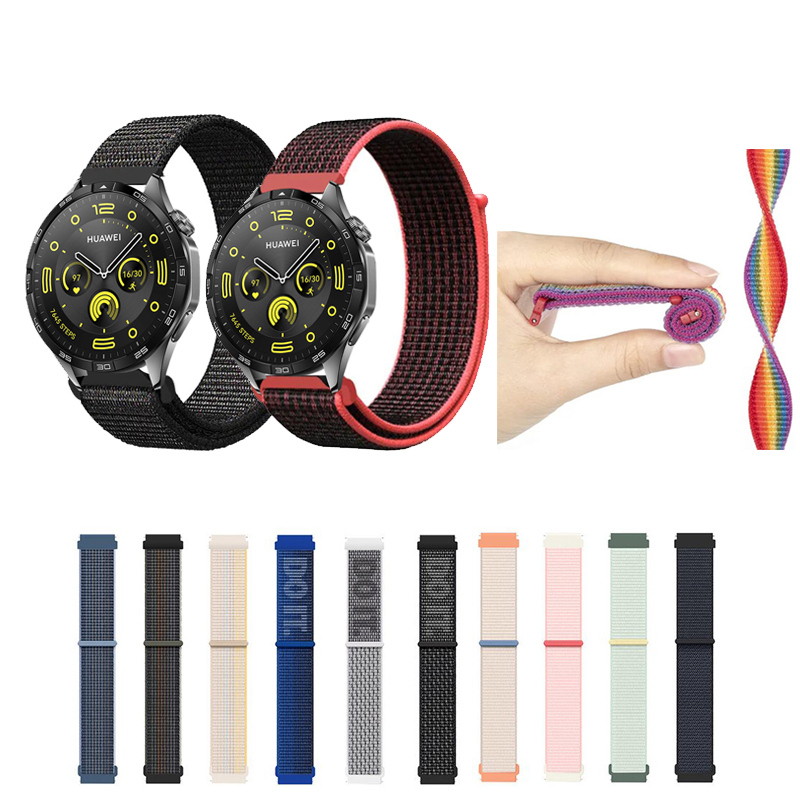 สําหรับ Huawei Watch GT 7 6 5 4 3 2 GT2Pro GT2E GT3Pro GT6Pro GT7Pro สายไนลอนกีฬา
