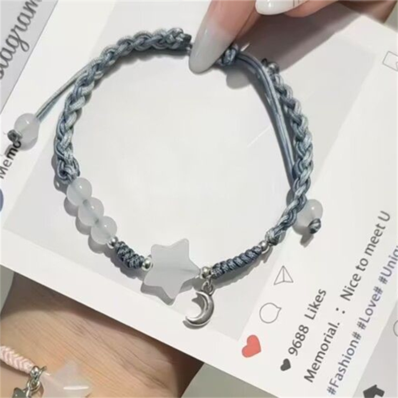 สร้อยข้อมือถักลูกปัดแบบเรียบง่าย เหมาะสำหรับเป็นเครื่องประดับผู้หญิงและของขวัญวันหยุด