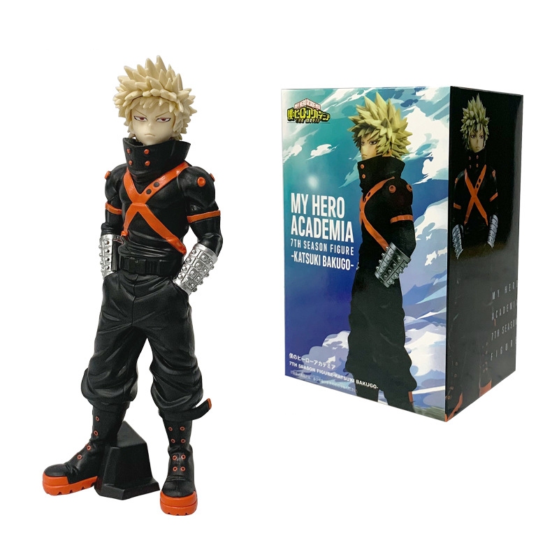 21 ซม.ญี่ปุ่นอะนิเมะ My Hero Academia ตําแหน่งยืน Bakugou Katsuki PVC ตัวเลขการกระทําเดสก์ท็อปตกแต่งคอลเลกชันตุ๊กตาของเล่น