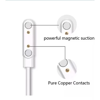 Magnetic Fast สายชาร์จ 2.84 มม.4.0 มม.7.62 มม.(2 P 4 P) Spacing สําหรับสมาร์ทนาฬิกานาฬิกาข้อมือคั้นน้ําผลไม้ USB Power Charger