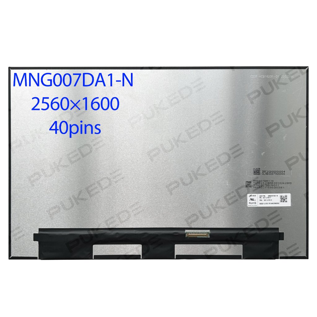 16.0 "นิ้ว IPS แล็ปท็อปหน้าจอ lcd MNG007DA1-N NE160QDM-N63 สําหรับ Lenovo IdeaPad โยคะ 7 16IAP7 Flex