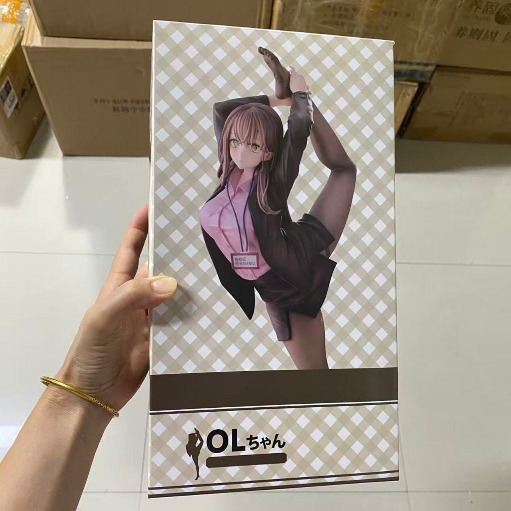 Surprisly Bendy OL-chan Who ไม่อยากไปทํางานรุ่นสีขาว 1/6 Scale PVC Figure