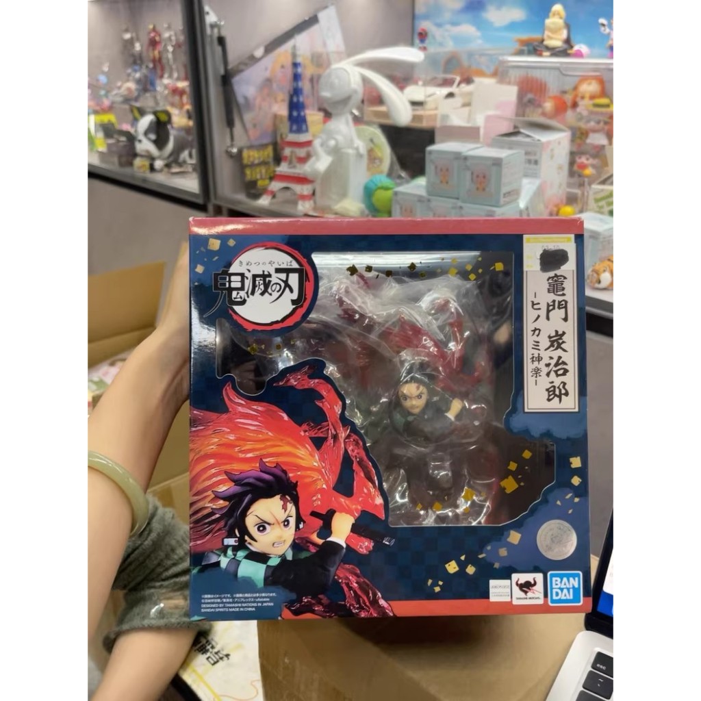 Bandai Figuarts ZERO Demon Slayer: Kimetsu no Yaiba Kamado Tanjiro และรูป God of Fire Kagura