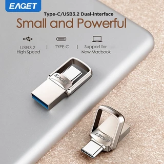 EAGET CU20 Mini Portable Type-C USB3.2 แฟลชไดรฟ์ (32GB/64GB/128GB/256GB)