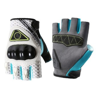 Autumn Half-Finger Motorcycle Gloves Cycling Breathable Motorcycle Equipment Wear-Resistant