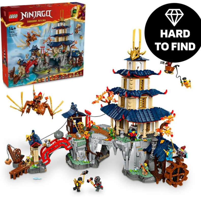 LEGO NINJAGO 71814 LEGO Ninjago 71814 เมืองวัดทัวร์นาเมนต์ (3489 ชิ้น)