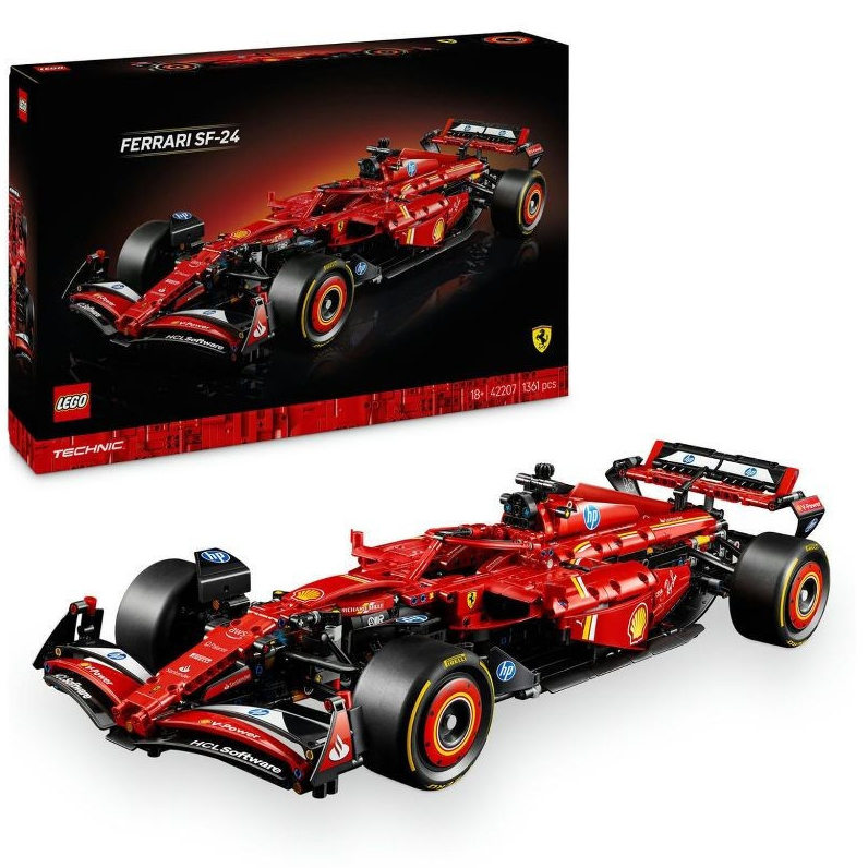 รถ LEGO Technic 42207 Ferrari SF-24 F1 (1361 ชิ้น)