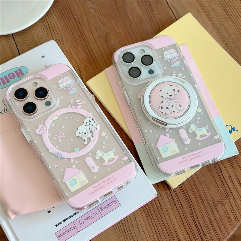 IPhone 16 Pro max 15 Pro max House Puppy ลายวัสดุ TPU เคสโทรศัพท์กระบวนการ IMD
