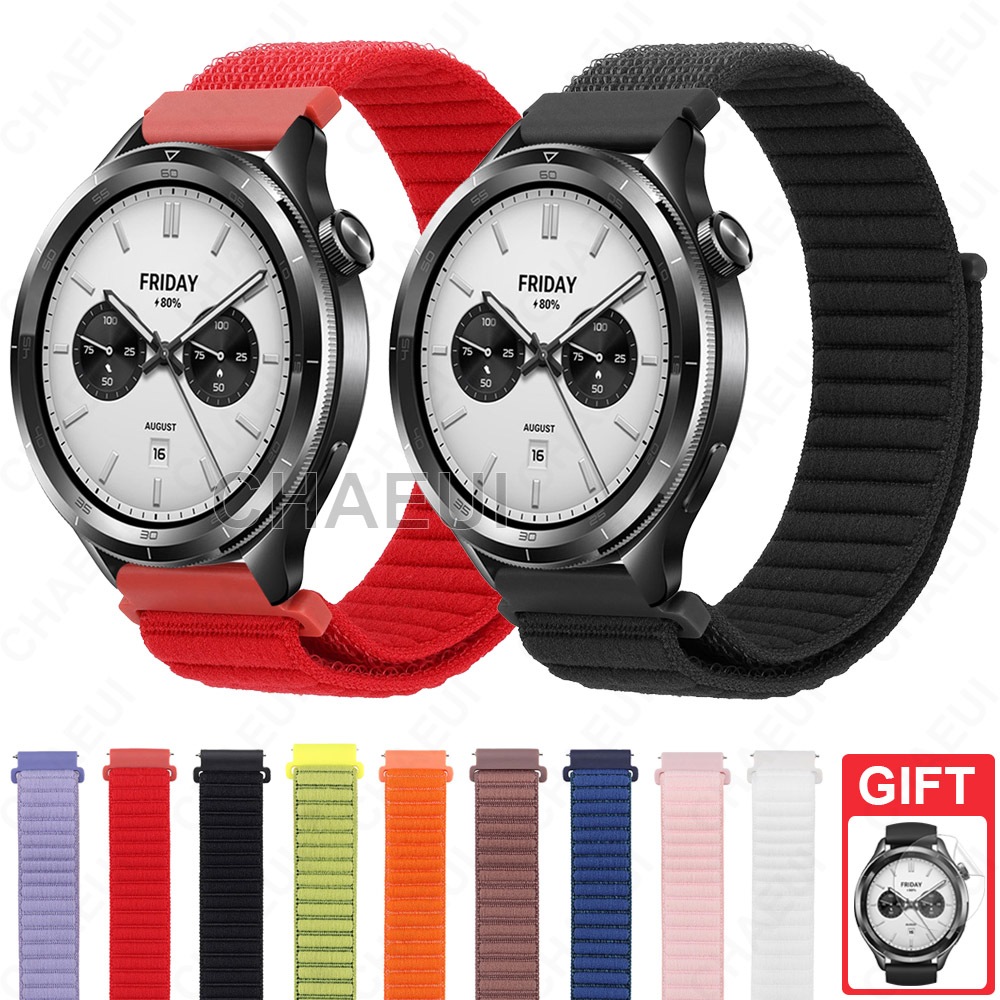 สร้อยข้อมือไนลอนทอสายคล้องคออุปกรณ์เสริมสําหรับ Xiaomi Watch S4 / S3 / 2 Pro / S1 Active / S1 Pro / 