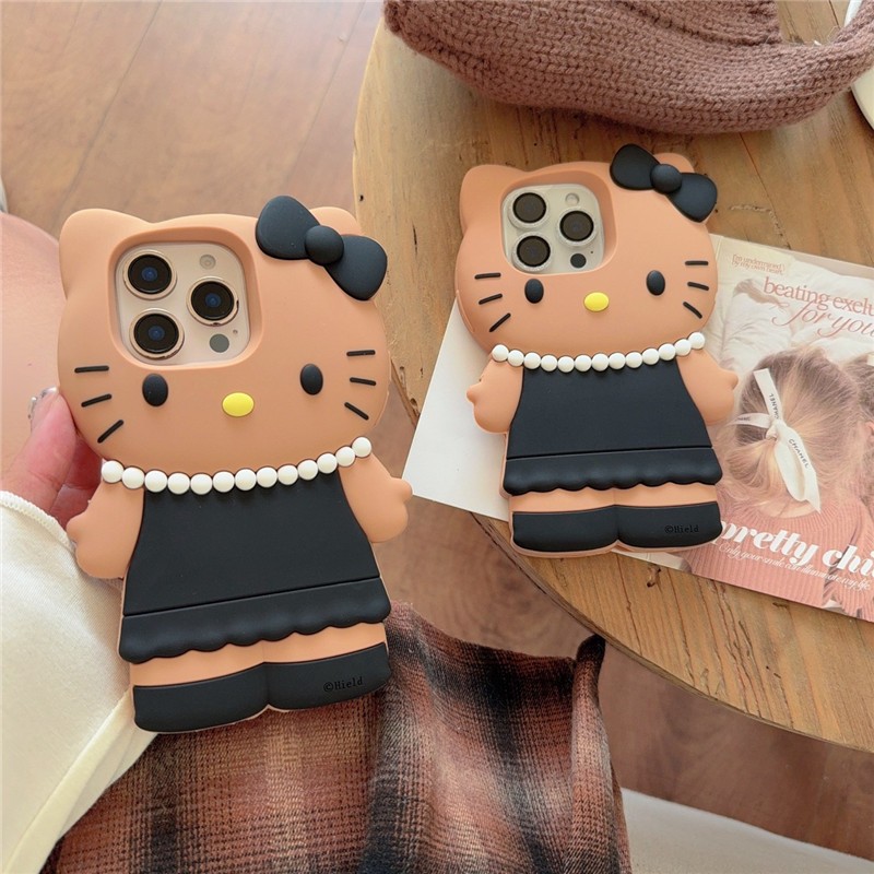 IPhone 16 Pro max 15 Pro max สร้อยคอลายแมว วัสดุ TPU เคสโทรศัพท์กระบวนการ IMD