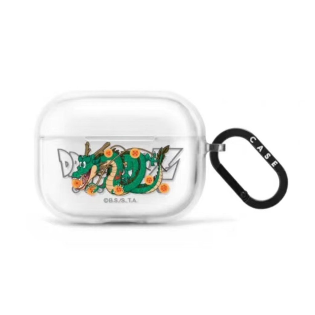 Dragon Ball Airpods Pro3 กรณี AirPods Pro2 กันกระแทกการ์ตูน TPU หูฟังสําหรับ Apple AirPods Pro3/4/4 (ANC)/Pro2/3/Pro/2/1