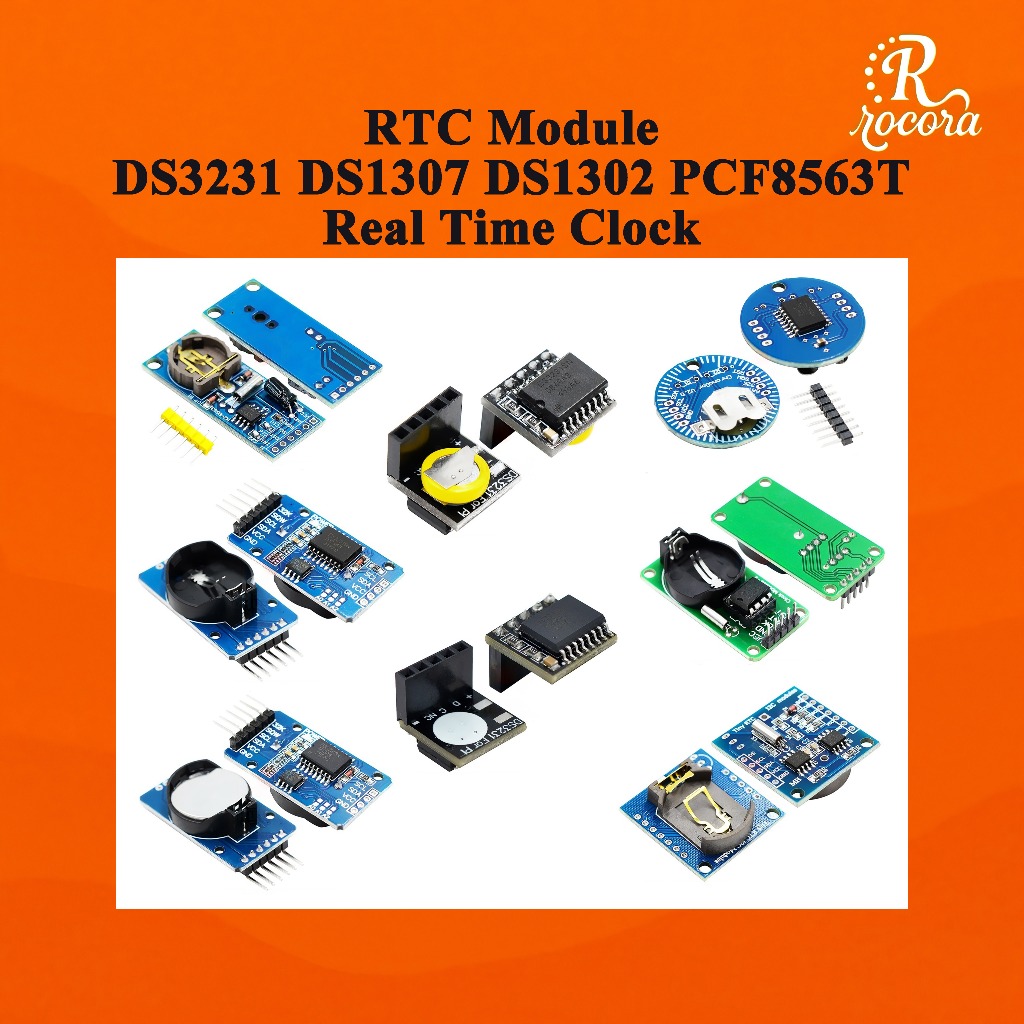 โมดูลนาฬิกา RTC DS3231 DS1307 DS1302 PCF8563T โมดูลเวลา Real Time Clock สำหรับ Arduino