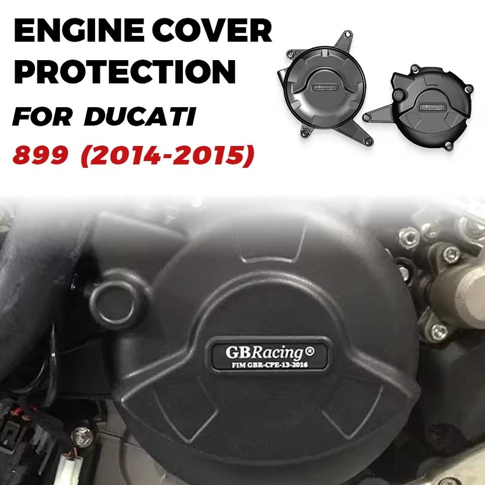 Ducati PANIGALE 899 2014-2015 อุปกรณ์เสริมรถจักรยานยนต์ฝาครอบป้องกันเครื่องยนต์ชุดยามสําหรับ Ducati PANIGALE 899 ฝาครอบเครื่องยนต์