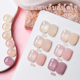 XEIJAYI 15 มล. เจลเล็บสีชมพูผิว ทนทานแวววาว เหมาะสำหรับร้านทำเล็บ