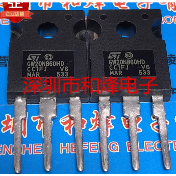 1-5 ชิ้น MOS หลอด STGW20NB60HD STGW60V60DF GW60V60DF GW60H65DFB STGW60H65DFB GW30V60DF STGW30V60DF G