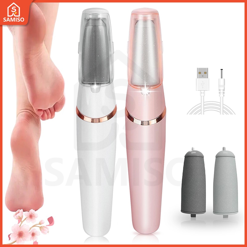 เครื่องบดเท้าเล็บเท้าไฟฟ้าแบบชาร์จไฟได้-ชุดทําเล็บเท้ามืออาชีพกันน้ํา, น้ํายาล้างแคลลัสสําหรับเท้า, ตะไบเท้าอิเล็กทรอนิกส์และเครื่องมือดูแลเท้า, ขจัดผิวที่ตายแล้วแข็งแห้ง Smoo