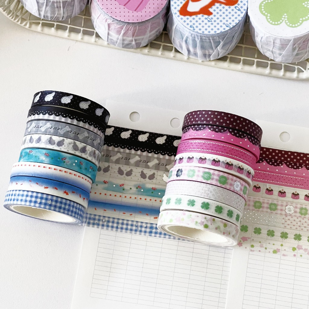เทป Washi 16 ชิ้น Kawaii Scrapbooking Collage วัสดุ DIY