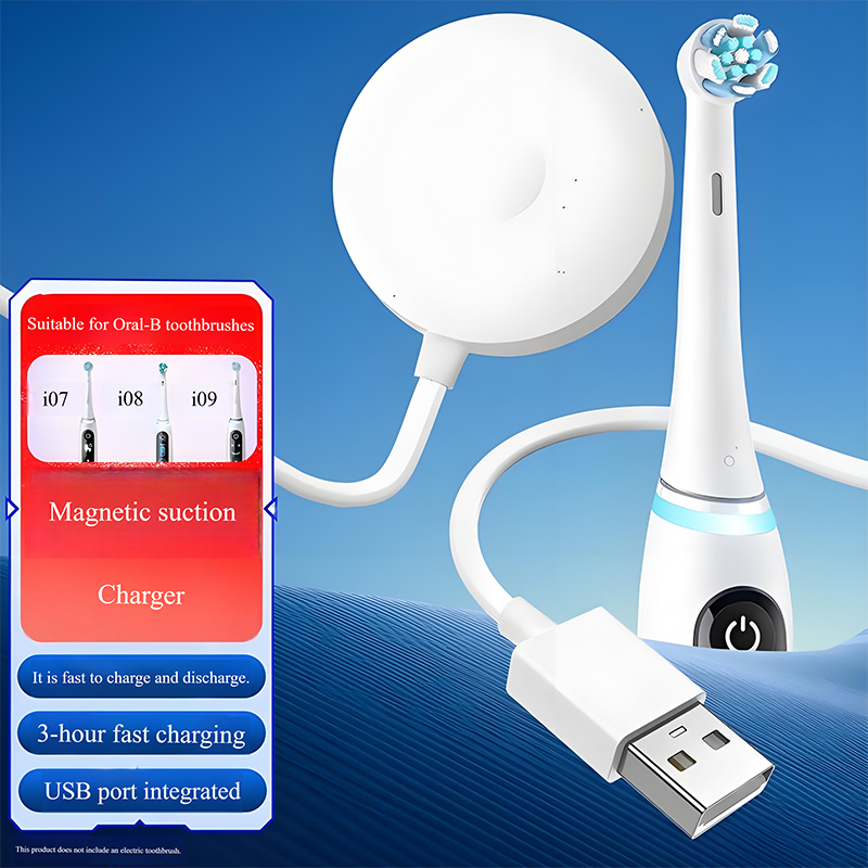 ฐานชาร์จ USB สําหรับแปรงสีฟันไฟฟ้า Oral-B iO 7 8 9 Series,ฐานชาร์จแม่เหล็กสําหรับอะแดปเตอร์ Oral-B i