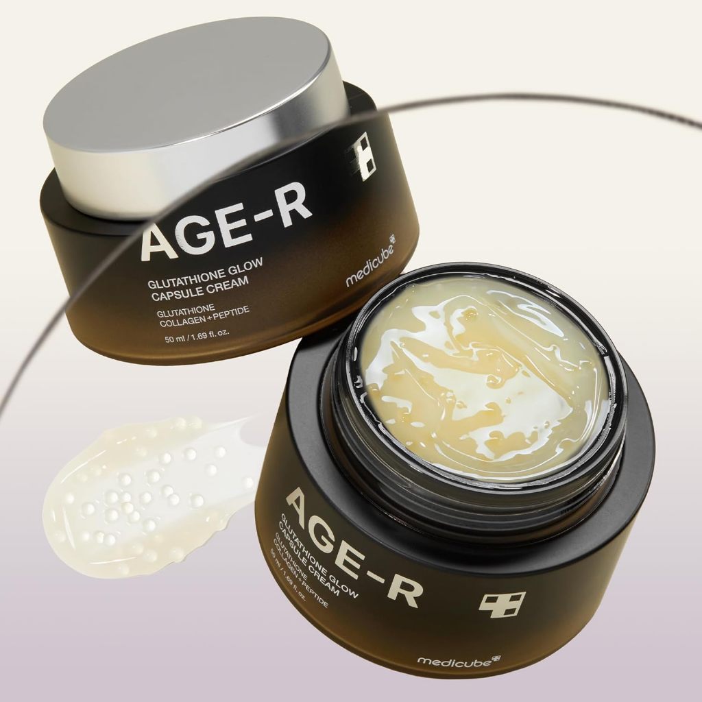 Medicube AGE-R Glutathione Glow Capsule Facial Cream - Instant Lifting Moisturizer 50ml