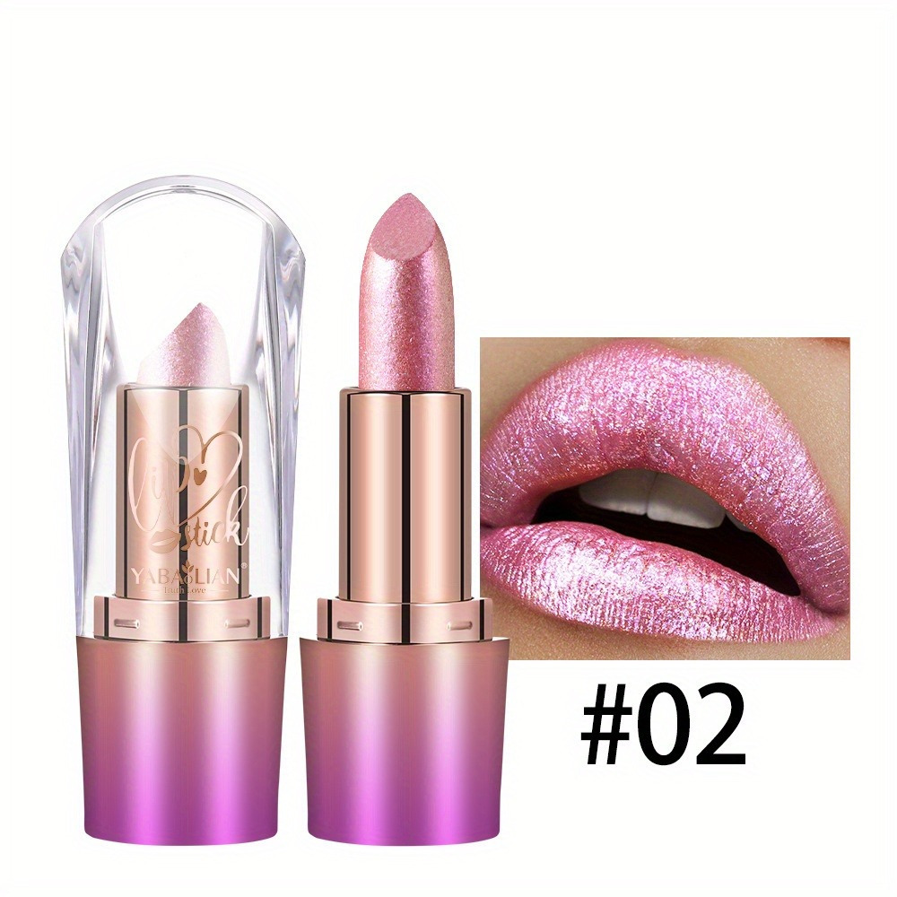 Starlight Diamond Lipstick Gold Glitter & Shimmer Lip Gloss Ultra Sparkle High-Impact Lasting Lip Color สําหรับ Bold Lip Makeup - รูปที่ 5