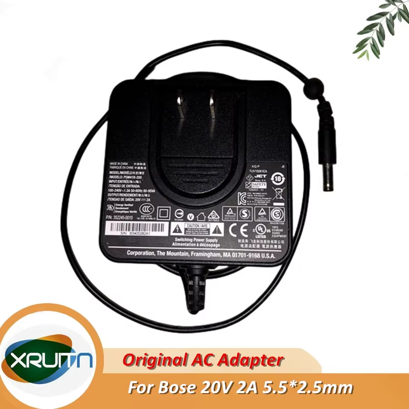 US Plug ของแท้สําหรับ BOSE Sounddock Digital Music System แบบพกพา Switching Power Supply PSM41R-200 PSM40R-200 AC Adapter Charger 20V 2A 1.5A