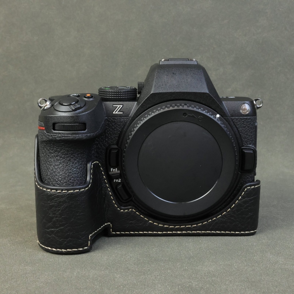 เคสหนังครึ่งสําหรับ Nikon Z5 Mark II Z5II Z52 ปกป้องกระเป๋ากล้อง Grip