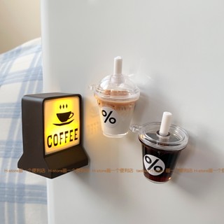 อิน น่ารักกาแฟตู้เย็นสติกเกอร์แม่เหล็กร้านกาแฟแม่เหล็กตกแต่ง…